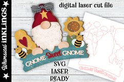 Gnome Sweet Gnome SVG For Laser Cutting Product Image 1