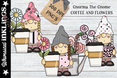 Gnorma Coffee And Flowers Sunflowers Sublimation Clipart Product Image 1
