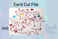 pop up Hedgehog, Cut card design, bundle, card making Product Image 1