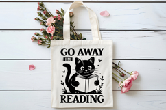 Go Away I&#039;m Reading SVG, Book Lover SVG, Reading SVG Product Image 4