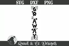 Halloween SVG, Go Away Porch Sign SVG Product Image 2
