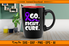Go Fight Cure Hodgkin’s Lymphoma Awareness SVG Product Image 3