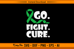 Go Fight Cure Liver Cancer Awareness SVG Design File Product Image 1