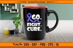 Go Fight Cure Stomach Cancer Awareness SVG Product Image 3