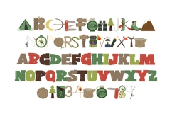 Go Hiking Muted Color Font Product Image 6