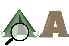 Go Hiking Muted Color Font Product Image 5