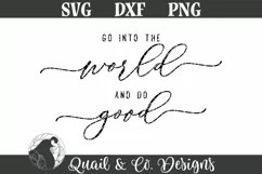 Go Into the World and Do Good SVG, Farmhouse SVG Product Image 2