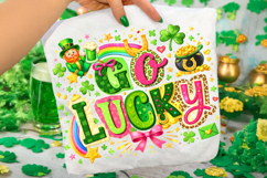 St Patrick's Day Go Lucky PNG, Irish PNG, Lucky Day PNG Product Image 3
