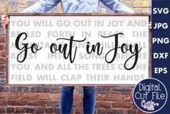 Choose Joy Christian Farmhouse Home Sign Svg Product Image 1