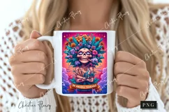 Go Smudge Yourself Tarot Card PNG | Funny Tarot Card Product Image 2