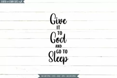 Give it to God| Christian SVG Product Image 3