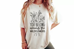 You Belong Among SVG, Wildflower Celestial SVG Design Product Image 2
