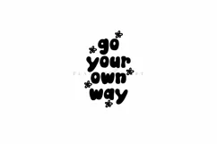 go your own way sassy quotes sassy quotes motel keychain cutting files SVG DXF PNG EPS digital files instant download