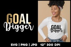 Goal Digger | Motivational | Hustle Quote svg Product Image 1
