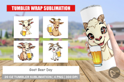 Tumbler Goat Beer Day Product Image 1