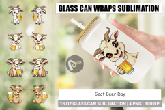 Glass Can Goat Beer Day Product Image 1