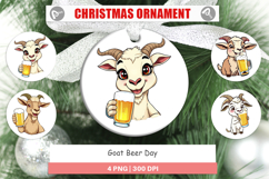 Ornament Goat Beer Day Product Image 1