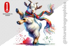 Cute Goat Clipart - PNG File Product Image 1