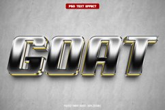 Goat 3D editable text effect Product Image 1
