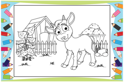 Coloring Cute Animal Cartoon For Kids Product Image 3