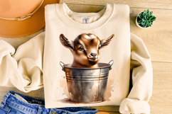 Goat Png, Cute Goat Png, Baby Goat Png, Farm Animals PNG Product Image 3