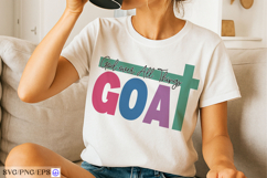 God Over All Things SVG GOAT Christian Faith Cut File Product Image 2