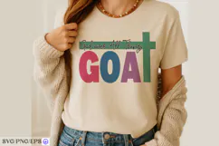 God Over All Things SVG GOAT Christian Faith Cut File Product Image 3