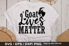 Goat lives matter - Goat SVG Design Product Image 1