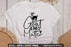 Goat SVG Design - Goat Lives Matter Product Image 3