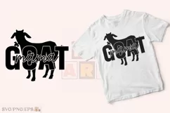 Goat Mama Goat Lover SVG PNG T-shirt Design Product Image 2