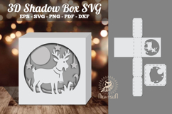Goat Papercut Shadow Box Product Image 1