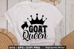 Goat Queen - Goat SVG Design Product Image 1