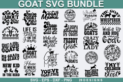 Goat SVG Bundle - Goat SVG Design ,Goat T-Shirt Design Product Image 1