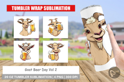 Tumbler Goat Beer Day Product Image 1