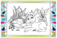 Coloring Cute Animal Cartoon For Kids Product Image 4