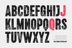 Goatjump - Bold Vintage Rough Distressed Stamp Font Product Image 2