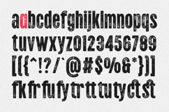 Goatjump - Bold Vintage Rough Distressed Stamp Font Product Image 3