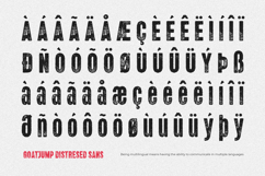 Goatjump - Bold Vintage Rough Distressed Stamp Font Product Image 5