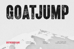 Goatjump - Bold Vintage Rough Distressed Stamp Font Product Image 1