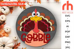 gobble turkey svg, peeking turkey svg, fall hanger svg, welcome sign svg, thanksgiving sign svg, farmhouse door sign svg, round hanging sign svg, laser cut file, layered sign svg, harvest sign svg, home sign svg, front sign svg, outside fall sign svg