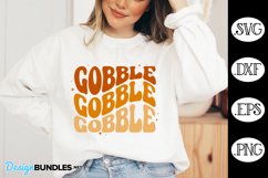 Retro Gobble Thanksgiving SVG Product Image 1