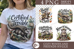 Goblin Possum Whimsigoth Sublimation Product Image 2