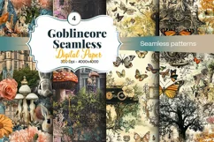 Goblincore Digital Paper - 4 Digital Seamless Paper Product Image 1
