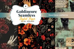 Goblincore Digital Paper - 4 Digital Seamless Paper Product Image 1