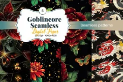 Goblincore Digital Paper - 4 Digital Seamless Paper Product Image 1