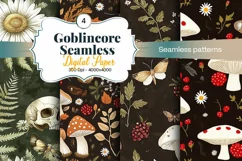 Goblincore Digital Paper - 4 Digital Seamless Paper Product Image 1