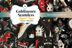 Goblincore Digital Paper - 4 Digital Seamless Paper Product Image 1