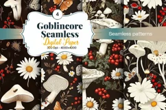 Goblincore Digital Paper - 4 Digital Seamless Paper Product Image 1