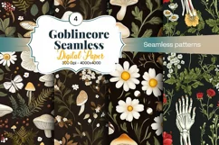 Goblincore Digital Paper - 4 Digital Seamless Paper Product Image 1
