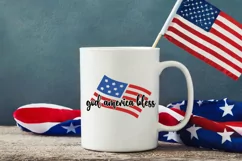 God America Bless SVG, 4th Of July SVG Design Product Image 2